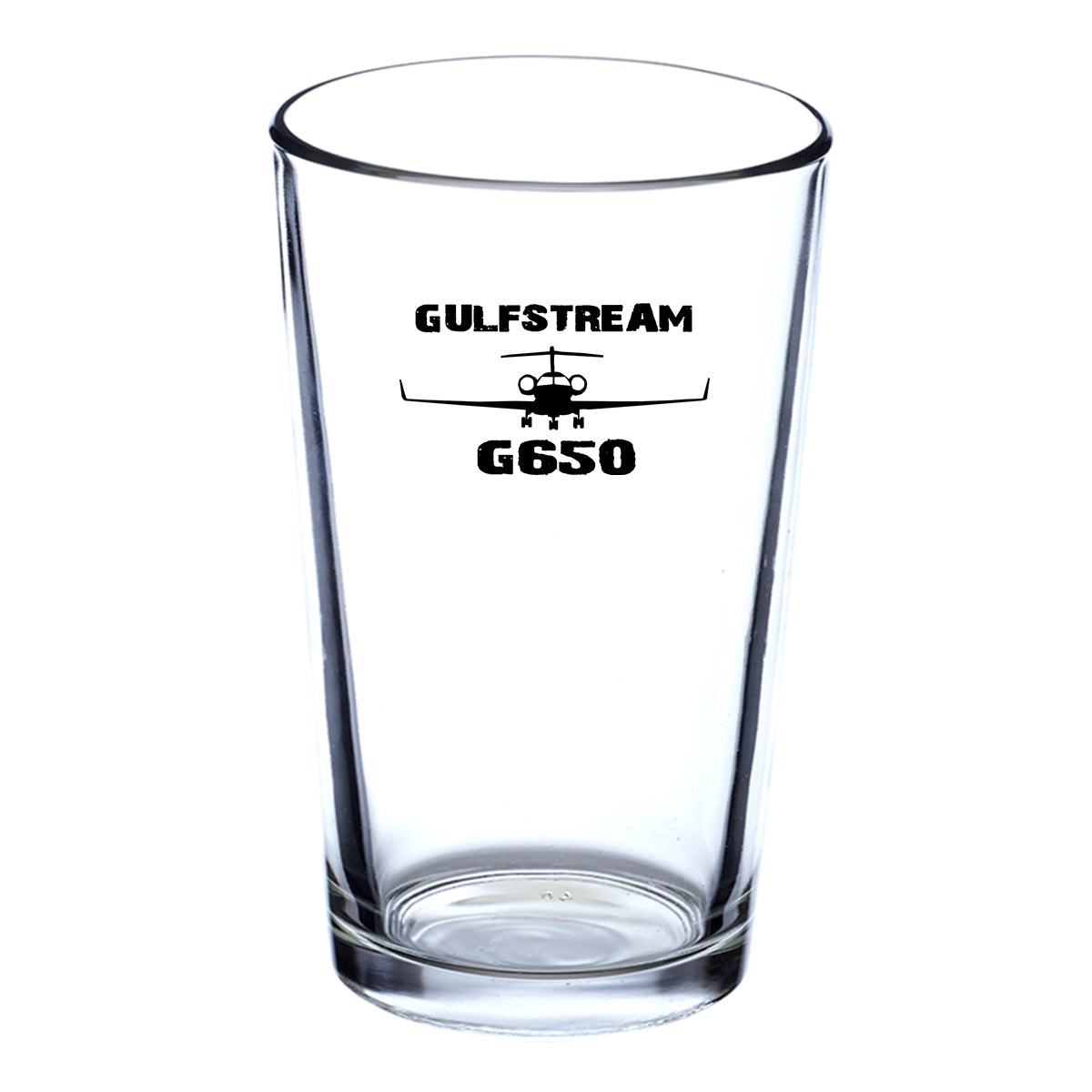 Gulfstream G650 & Plane Designed Beer & Water Glasses