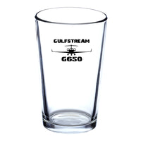 Thumbnail for Gulfstream G650 & Plane Designed Beer & Water Glasses