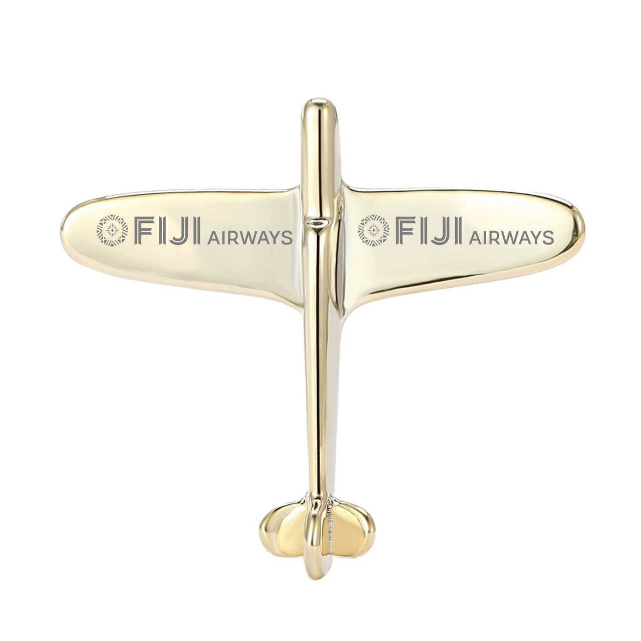 Fiji Airways Airlines Designed Airplane Shape Brooches