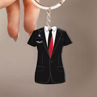 Thumbnail for Qantas Airlines Uniform Acrylic Keychain