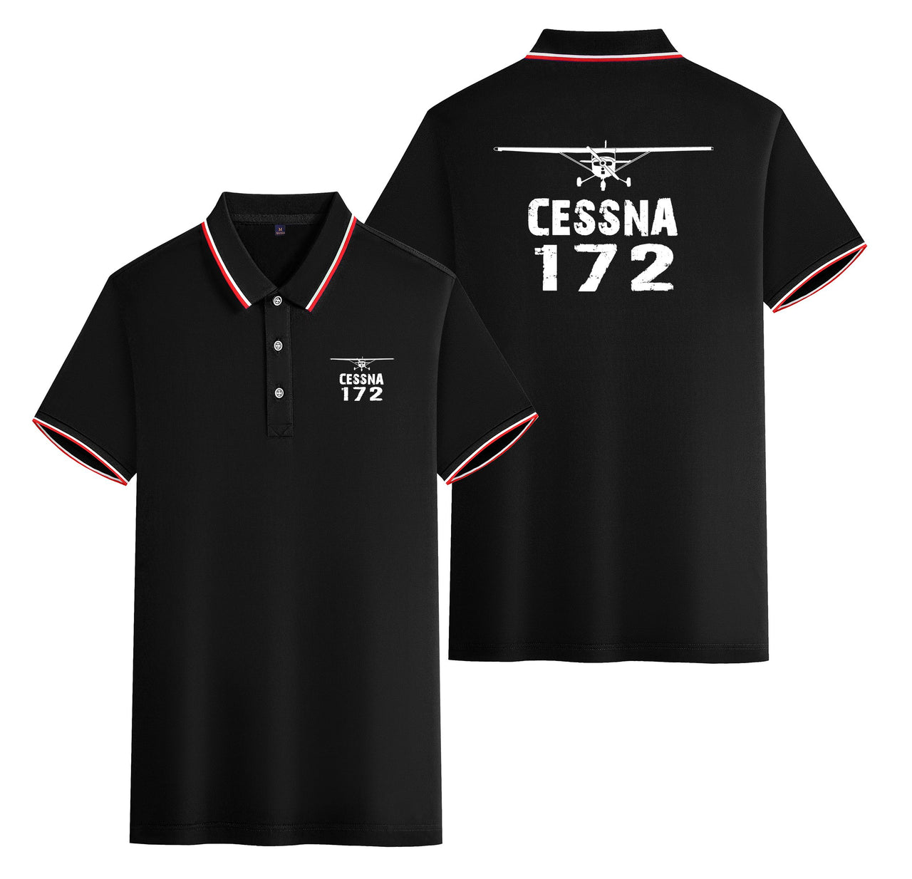 Cessna 172 & Plane Designed Stylish Polo T-Shirts (Double-Side)