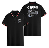 Thumbnail for Airbus A350 & Trent Wxb Engine Designed Stylish Polo T-Shirts (Double-Side)