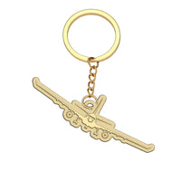 Thumbnail for Airbus A330 Silhouette Designed Hollow Key Chains