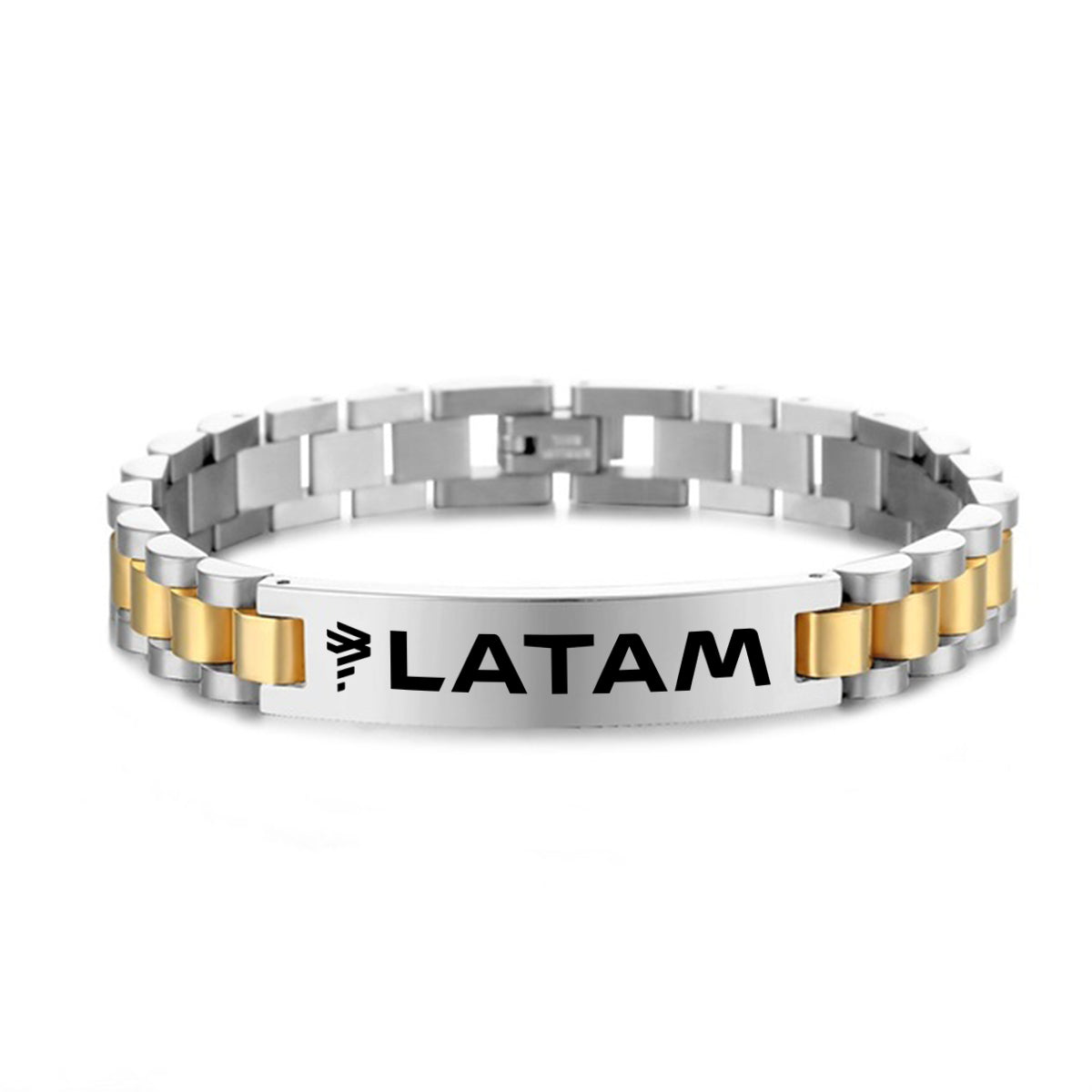 LATAM Airlines Designed Stainless Steel Chain Bracelets