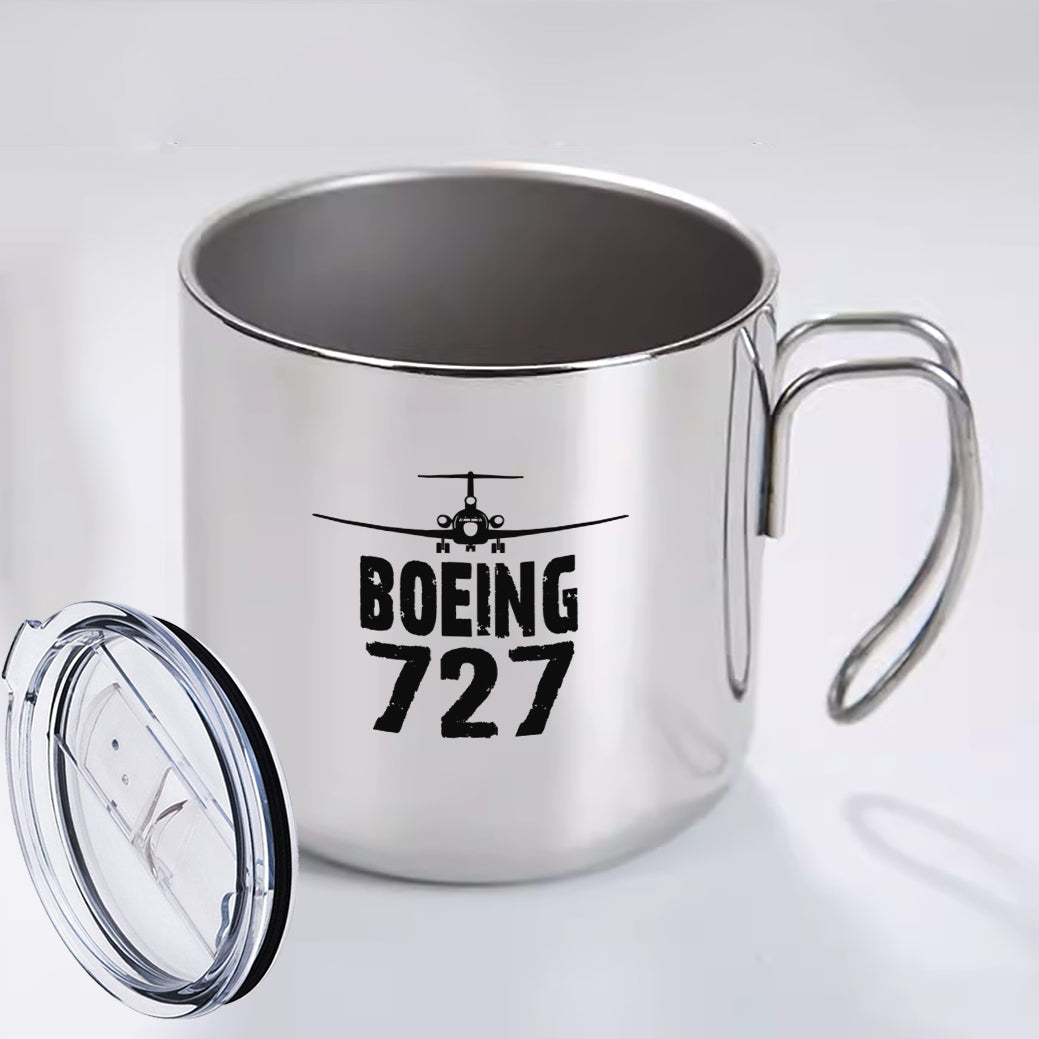 Boeing 727 & Plane Designed Stainless Steel Portable Mugs
