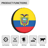 Thumbnail for Ecuador Flag Designed Tire Cover Cases