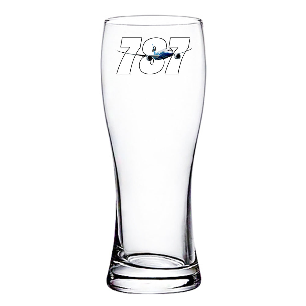 Super Boeing 787 Designed Pilsner Beer Glasses