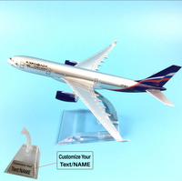 Thumbnail for Aeroflot Airbus A330 Airplane Model (16 CM)
