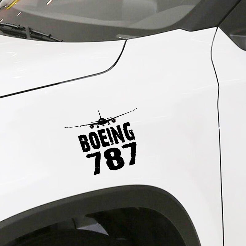 Boeing 787 & Plane Designed Car Sticker
