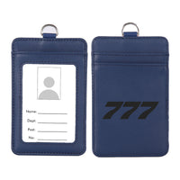 Thumbnail for 777 Flat Text Designed ID Card Holder