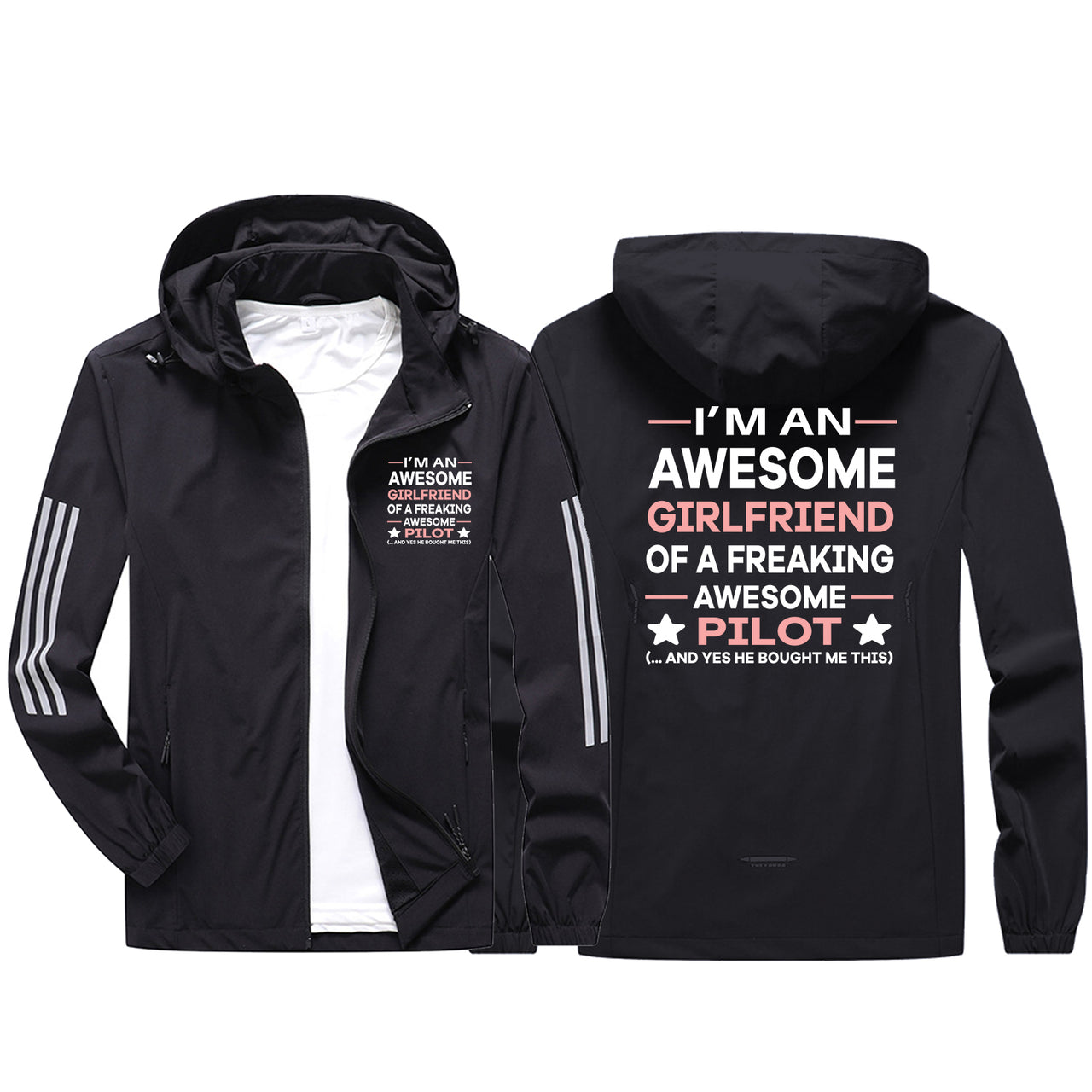 I am an Awesome Girlfriend Sport & Running Jackets