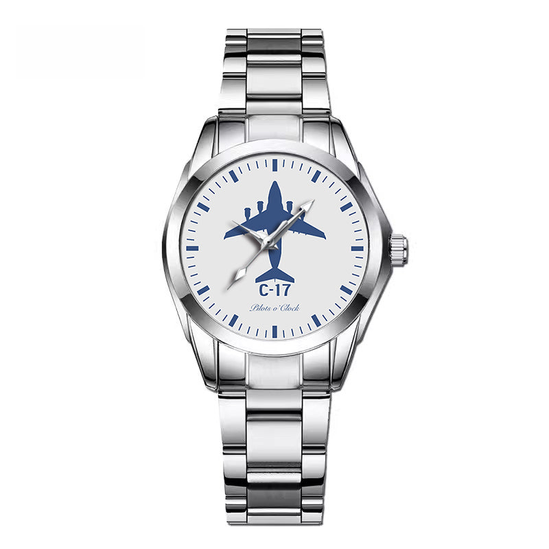 Boeing GlobeMaster C-17 Designed Stainless Steel Band Watches