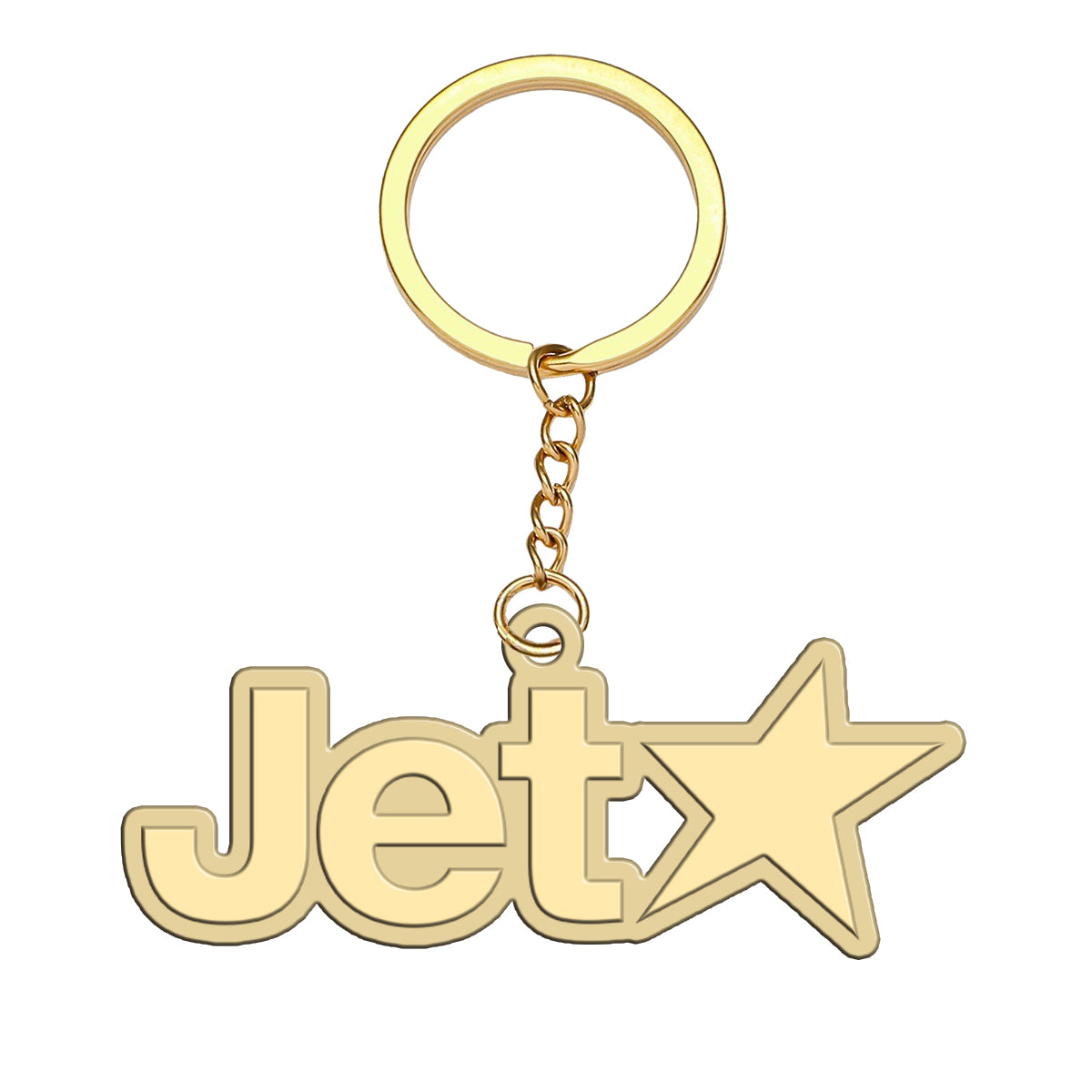 Jetstar Airlines Designed Hollow Key Chains