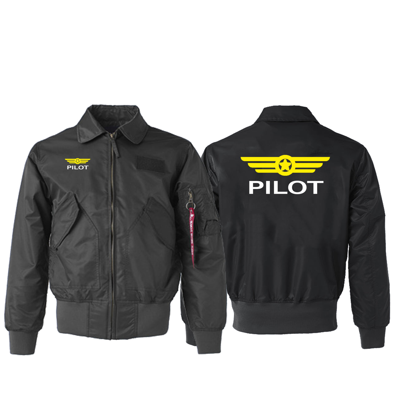 Pilot & Badge Designed Embroidered Patch Attachable Jackets