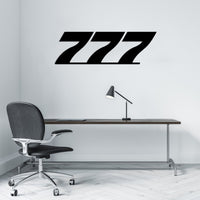 Thumbnail for 777 Flat Text Designed Wall Metal Signs