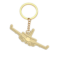 Thumbnail for Embraer E-190 Silhouette Plane Designed Hollow Key Chains