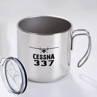 Thumbnail for Cessna 337 & Plane Designed Stainless Steel Portable Mugs