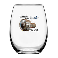 Thumbnail for Airbus A320 & V2500 Engine Designed Water & Drink Glasses