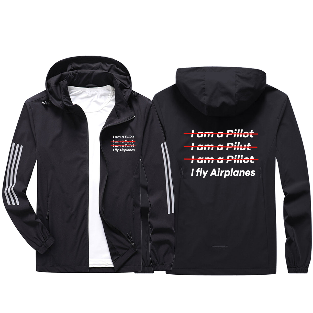 I Fly Airplanes Sport & Running Jackets
