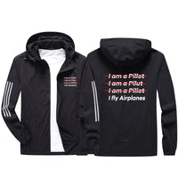 Thumbnail for I Fly Airplanes Sport & Running Jackets