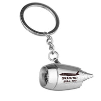 Thumbnail for Sukhoi Superjet 100 Jet Engine Turbine Key Chains