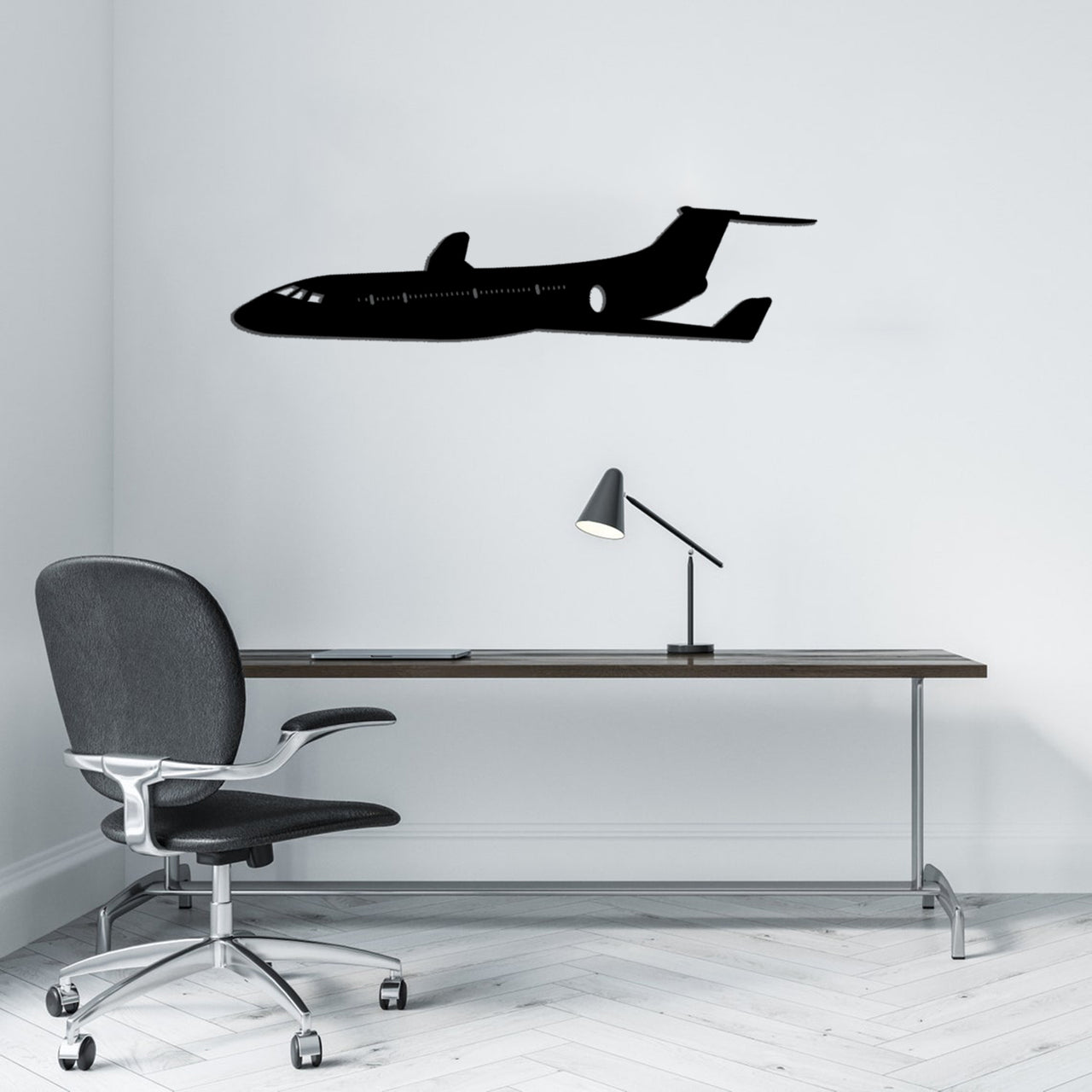 Climbing Business Jet (FL-67) Designed Wall Metal Signs