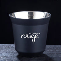 Thumbnail for Air Canada rouge Airlines Designed Double Wall Stainless Steel Coffee Mugs