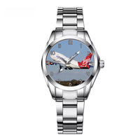 Thumbnail for Virgin Atlantic Boeing 747 Designed Stainless Steel Band Watches