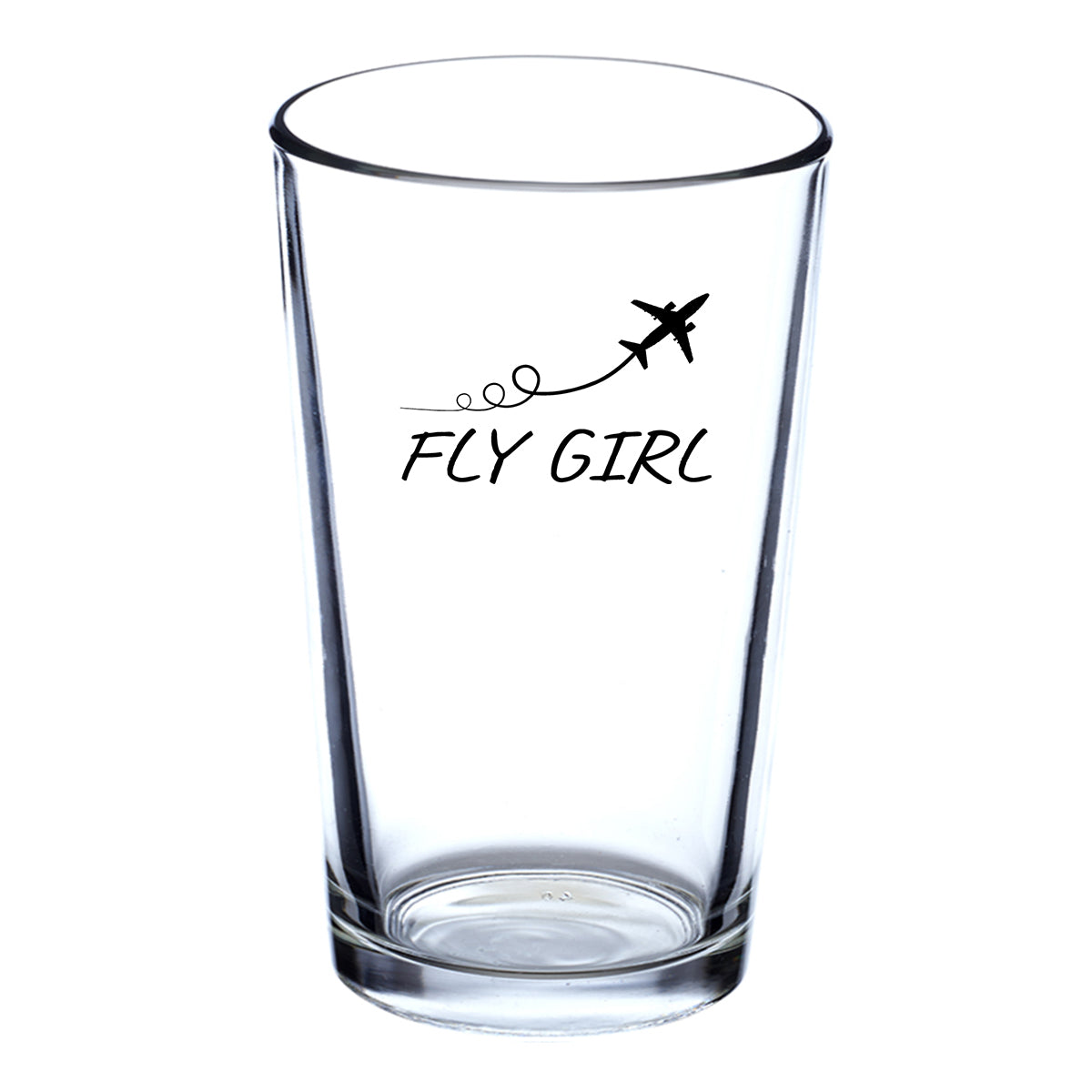 Just Fly It & Fly Girl Designed Beer & Water Glasses
