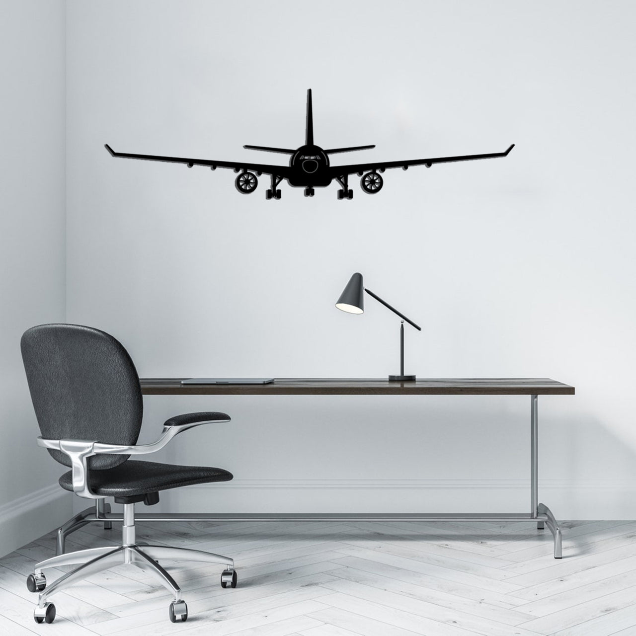 Airbus A330 Silhouette Designed Wall Metal Signs