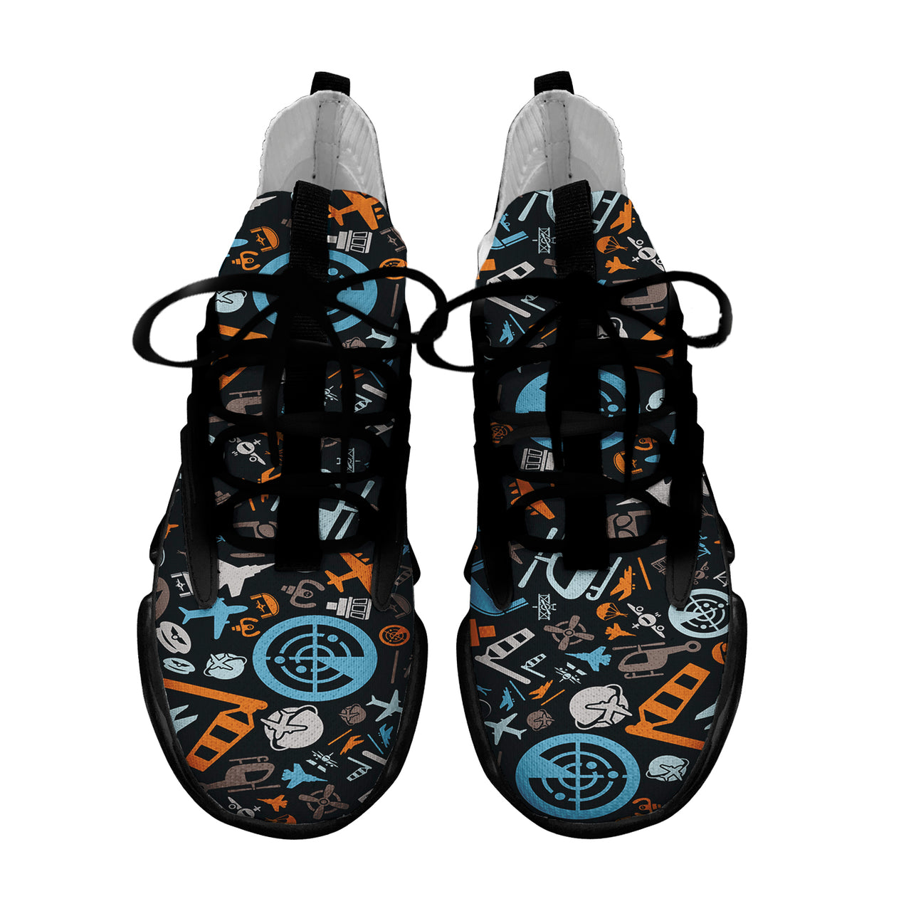 Aviation Icons Designed Fashion Running Shoes