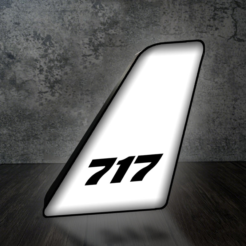 717 Flat Text Designed Led Aircraft Tail & 3D Lamp - view 2