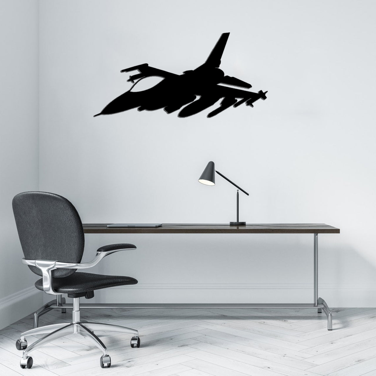 Amazing Fighter Jet (FL-16) Designed Wall Metal Signs