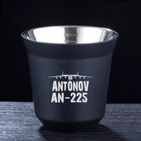 Thumbnail for Antonov AN-225 & Plane Designed Double Wall Stainless Steel Coffee Mugs