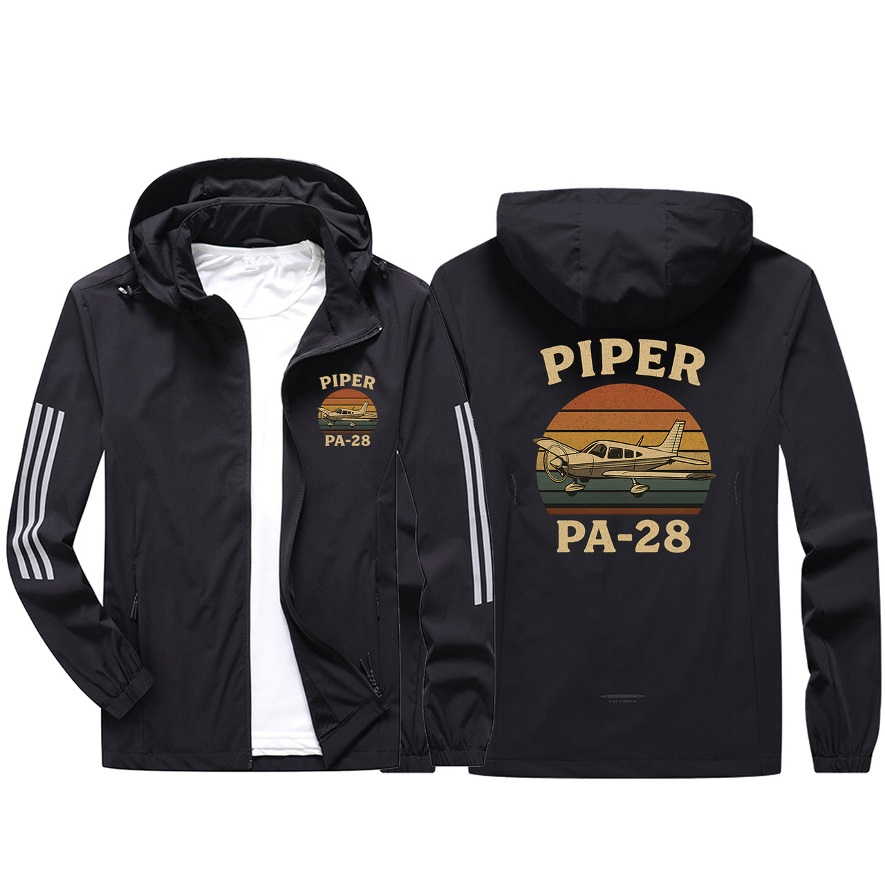 Retro Piper PA-28 Design Sport & Running Jackets