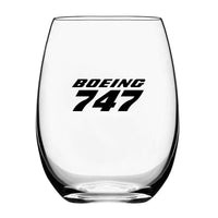 Thumbnail for Boeing 747 & Text Designed Water & Drink Glasses