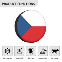 Thumbnail for Czech Republic Flag Designed Tire Cover Cases