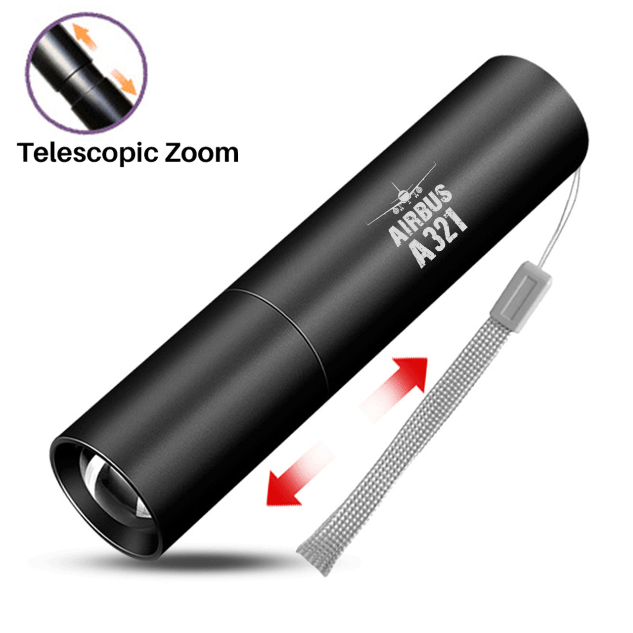 Airbus A321 & Plane Designed Mini LED Emergency Flashlight