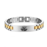 Thumbnail for The Fighting Falcon F16 Designed Stainless Steel Chain Bracelets