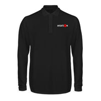 Thumbnail for Aviation Designed Long Sleeve Polo T-Shirts