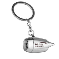 Thumbnail for British Airways Airlines Jet Engine Turbine Key Chains