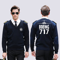 Thumbnail for Boeing 717 & Plane Designed Wool Pilot Sweaters