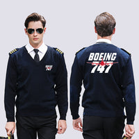 Thumbnail for Amazing Boeing 747 Designed Wool Pilot Sweaters