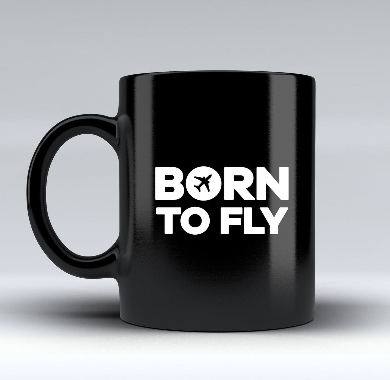 Born To Fly Special Designed Black Mugs