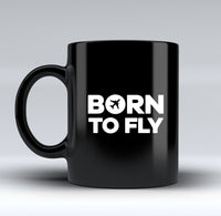 Thumbnail for Born To Fly Special Designed Black Mugs