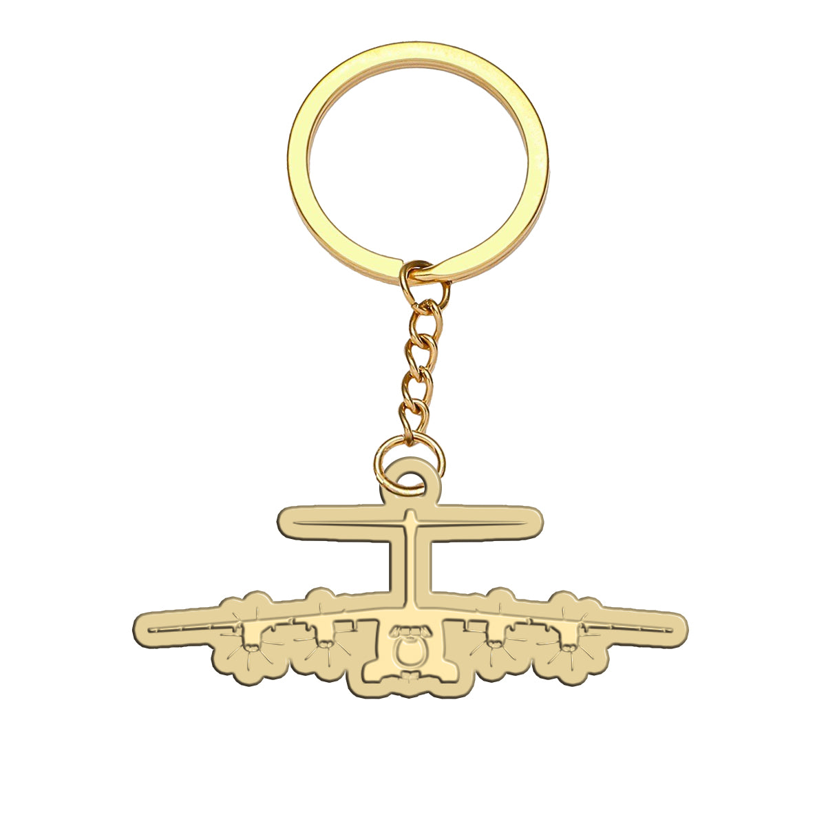 Airbus A400M Silhouette Designed Hollow Key Chains