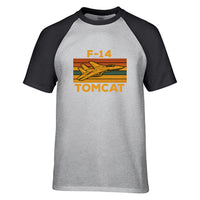 Thumbnail for Retro F-14 TOMCAT Designed Raglan T-Shirts
