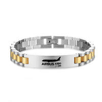 Thumbnail for The Airbus A350 WXB Designed Stainless Steel Chain Bracelets