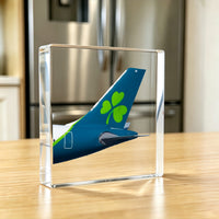 Thumbnail for Aer Lingus Airlines Tail Logo Crystal Ornament