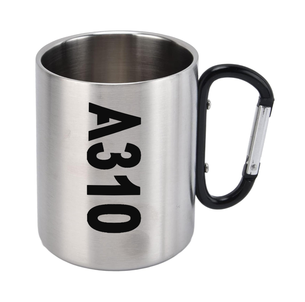 A310 Text Designed Stainless Steel Outdoors Mugs